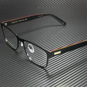 Gucci Black Brown 55mm Eyeglasses